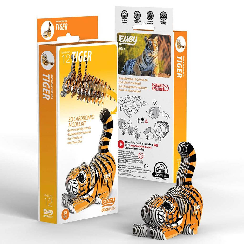 EUGY Tiger Paper Puzzle A Fun Educational Toy for Elementary School Boys and As Well As Making It a Great - Girls, Adults, Gift.