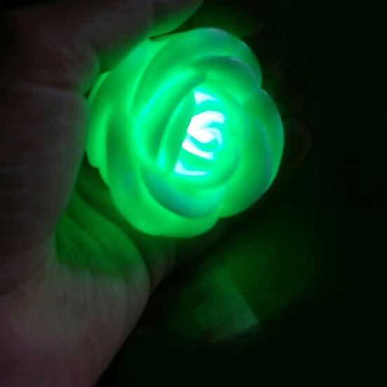 7 Farben Rose Blume LED Nachtlicht Schlafzimmer Geschenk Romantische kleine Nachtlampe