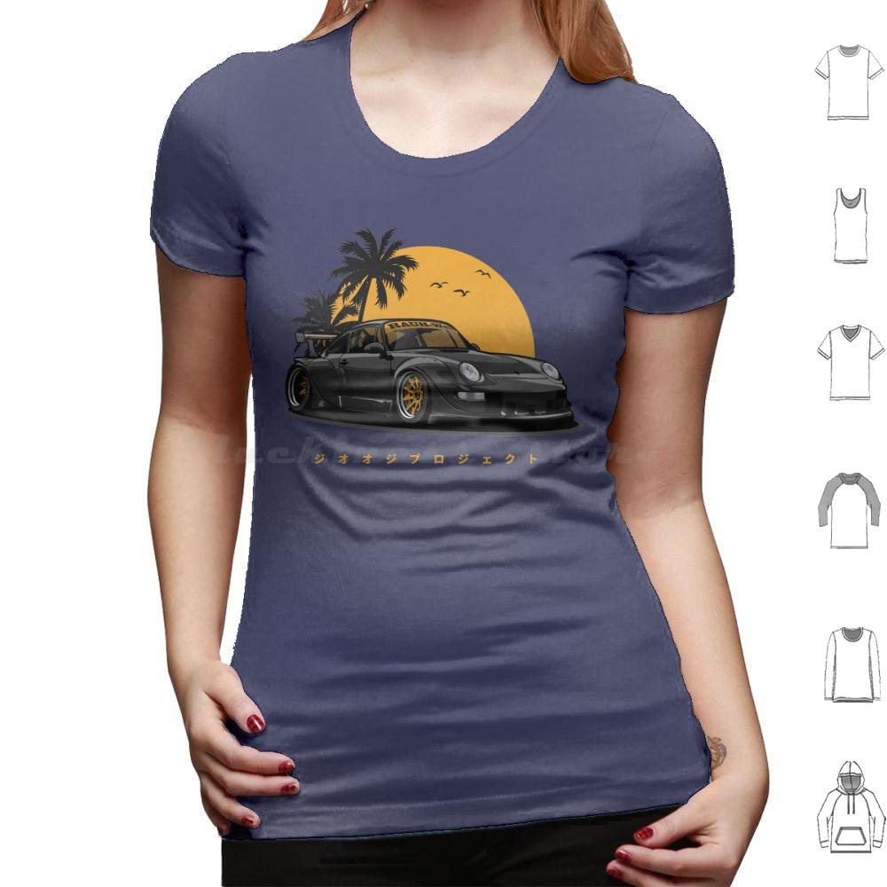 Rwb 993 Special Color Edition BlackGold Exclusive T Shirt 6xl Cotton Cool Tee Automotive Car Vehicle Sports Fast Speed