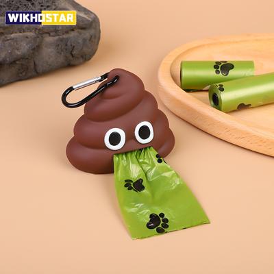 Outdoor Portable Pet Dog Waste Bag Dispenser Poop Bag Loader Cleaning Tool Pet Products Fecal Shape