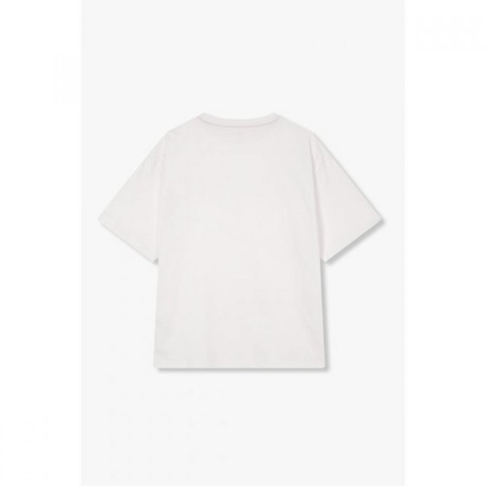 STudio Tomboy Logo Embroidery Hidden PockeT T shirT  91u5222195cT 