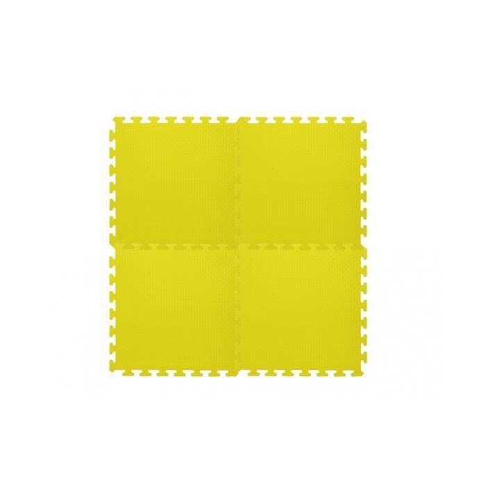 Jamara tapis de jeu jaune junior 50 x 50 cm