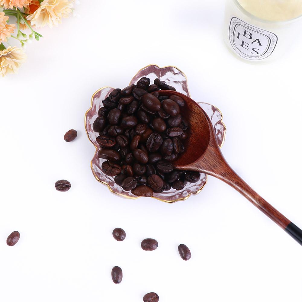 Style Round Spoon Head Kitchen Teaspoon Coffee Ice Cream Soup Spoon Wooden Spoon Tableware Utensils