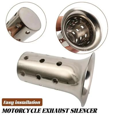 51mm 60mm Einlass Motorrad Auspuff Schalldämpfer Einstellbarer DB-Killer Geräusch Schall Eliminator Hochwertiger Edelstahl