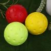 1/3 Bucăți Durabile Mingi de Pickleball de Interior 74Mm Mingi de Antrenament din Spumă PU Pickleball Moale Tăcut pentru Competiție și Antrenament