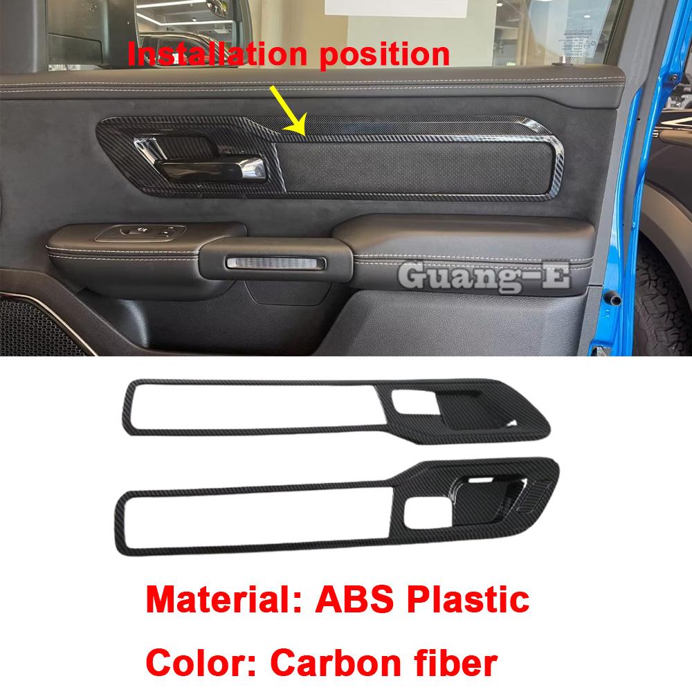 For Dodge Ram 1500 TRX   2024 ABS Steering Wheel Frame Dashboard Armrest Handle Panel Air Outlet Vent Trim Gear