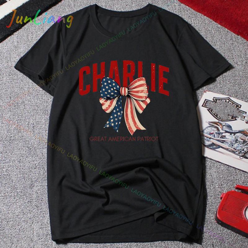 Charlie Kirk Freedom Shirt Human Rights Funny Political Protest Tshirt Classics Shortsleeve Tops Unisex Streetwear Tshirts