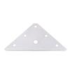 1Set (5 Triangle Codes 5Bag Screws) Stainless Steel Corner Code Triangle Connector Flat Angle Iron Fixed Lamination Accessories