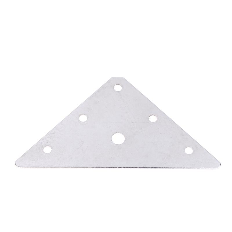 1Set (5 Triangle Codes 5Bag Screws) Stainless Steel Corner Code Triangle Connector Flat Angle Iron Fixed Lamination Accessories