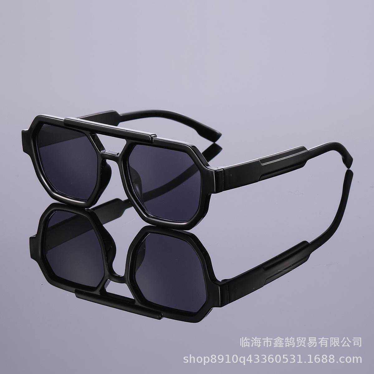 

Fashion Double-Beam Versatile Large-Frame Sunglasses for Travel Tortoiseshell Purple