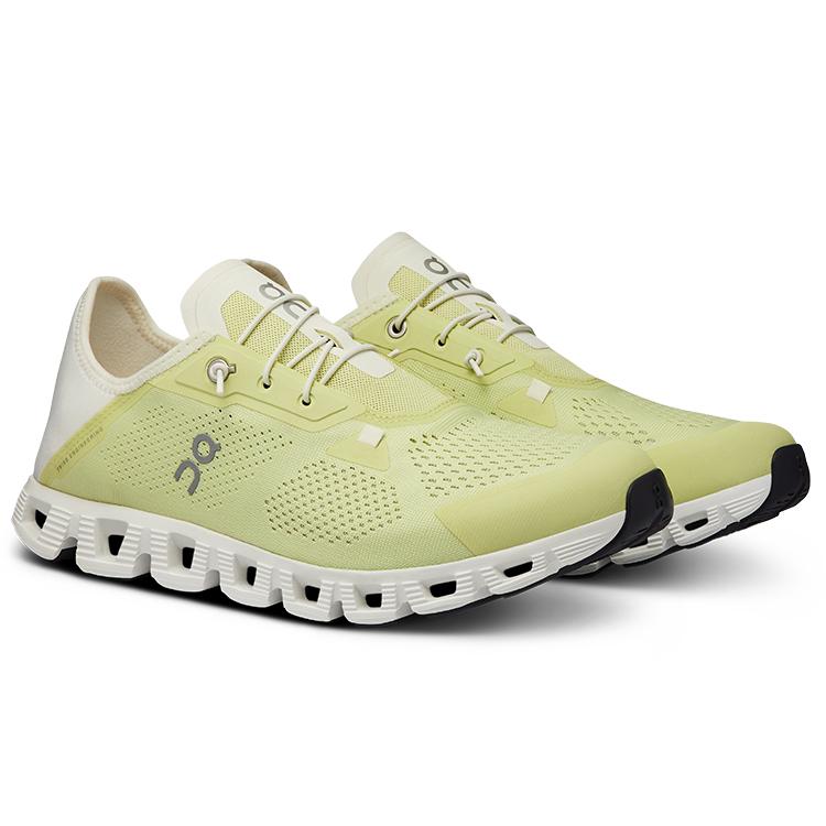 On Cloud 5 Breathable Low Top Running Shoes Men's Yellow White 3MD10531077