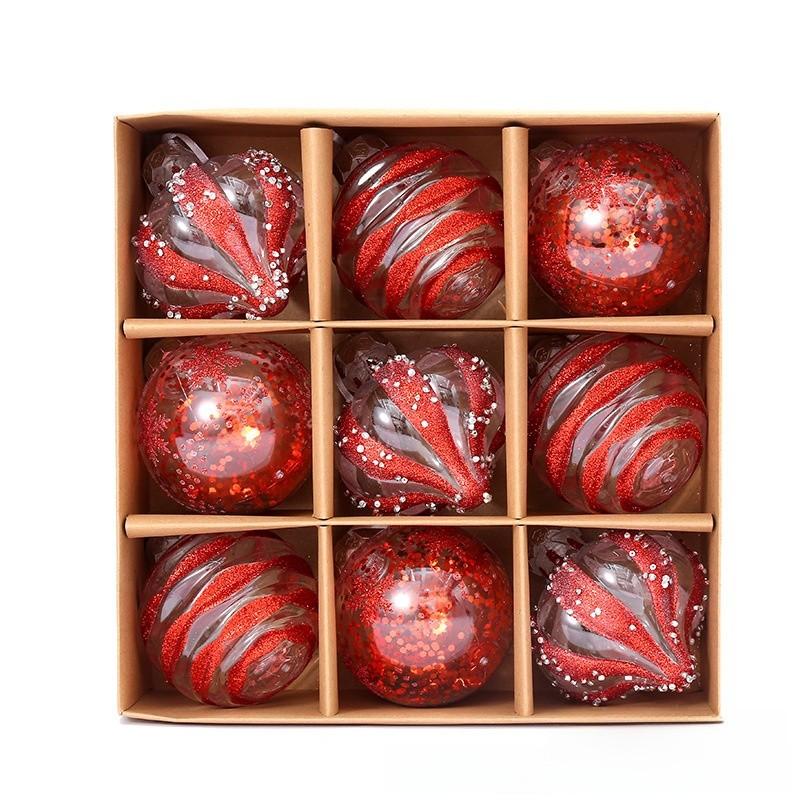 Palline di Natale con Design Elegante per Decorazioni Festive e Regali