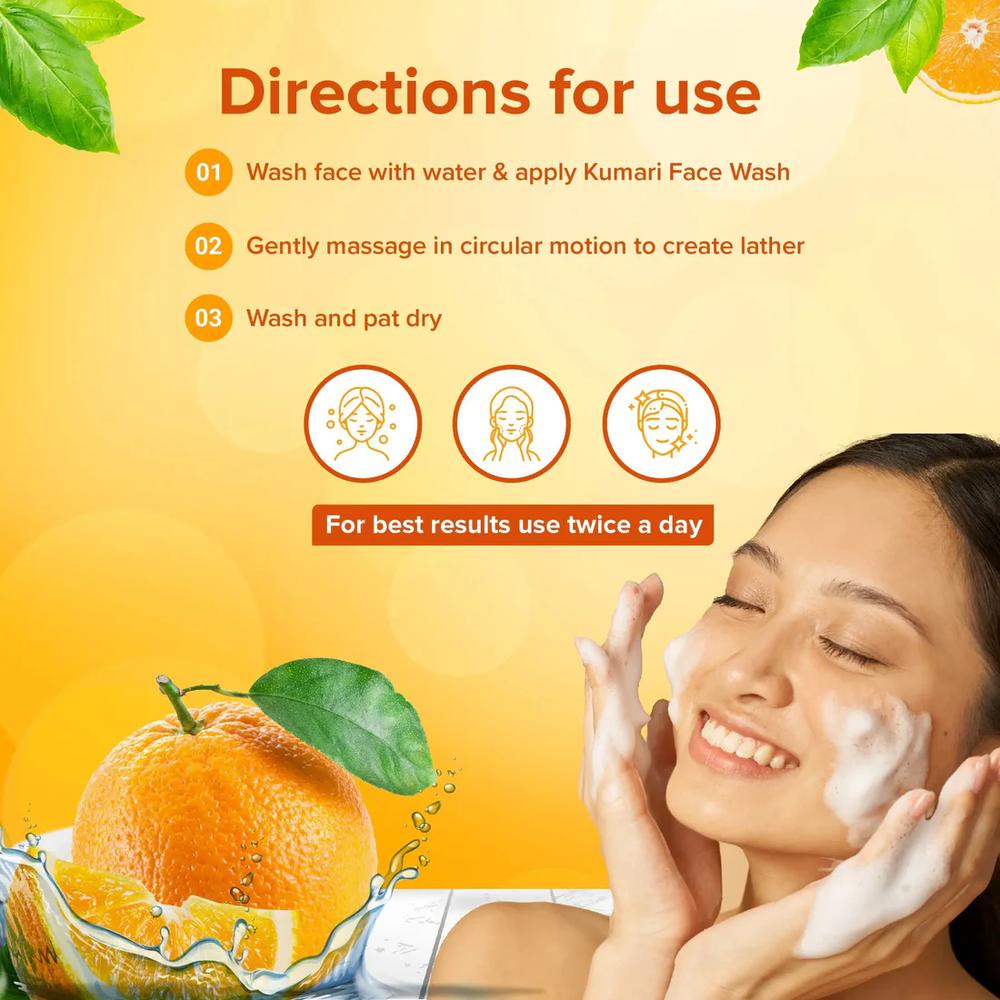 Oranges Gesichtswaschgel - Frischegefühl, 60 ml