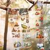 Mr. Paper,Forest Camping Character Theme Tape 200cm/roll for Collage Scrapbook Notebook Diary Decorative Stationery Stickers