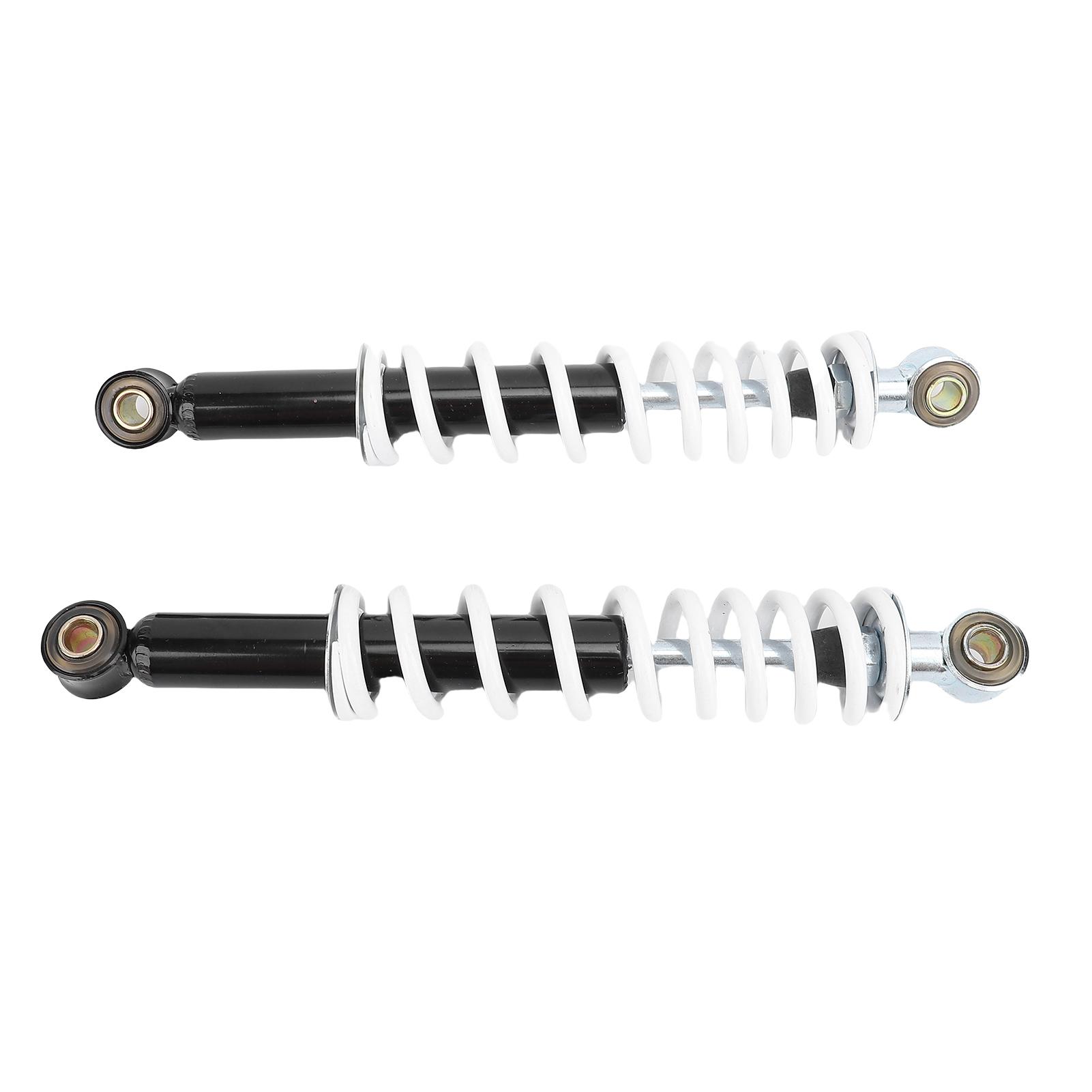 

1 пара 275 мм мотоциклетных амортизаторов с регулируемой демпфирующей способностью, внутренний диаметр отверстия 10 мм для 50 мл 70 мл 90 мл квадроцикла Го