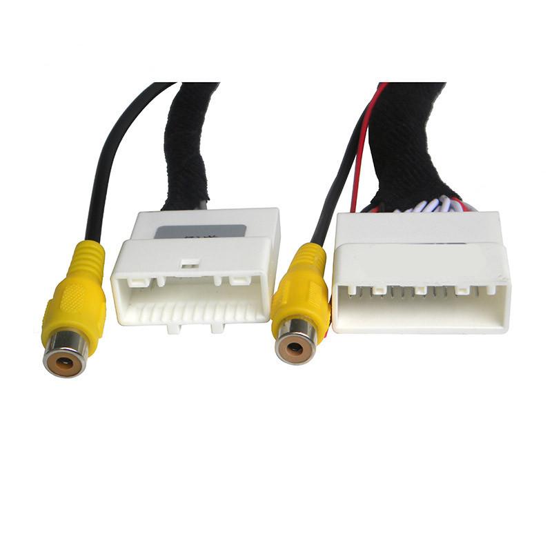 Kabel Adaptera Kamery Cofania Przód 28 Pinów i Kamery Tył 24 Piny Do Toyota Land Cruiser Prado Highlander Avalon Prius...