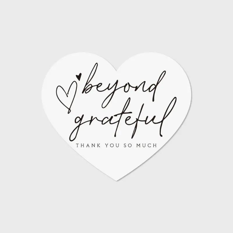 50/100 KS Kartičky Ďakujem za podporu môjho malého podnikania Papierové Kartičky Ružový Srdiečkový Tvar Štítky Ďakujem Sada Pozdravných Kartičiek na Darček