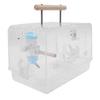 Hamster Carrier Cage Acrylic Bite Proof Portable Small Animal Carry Case for Hamsters Golden Bears