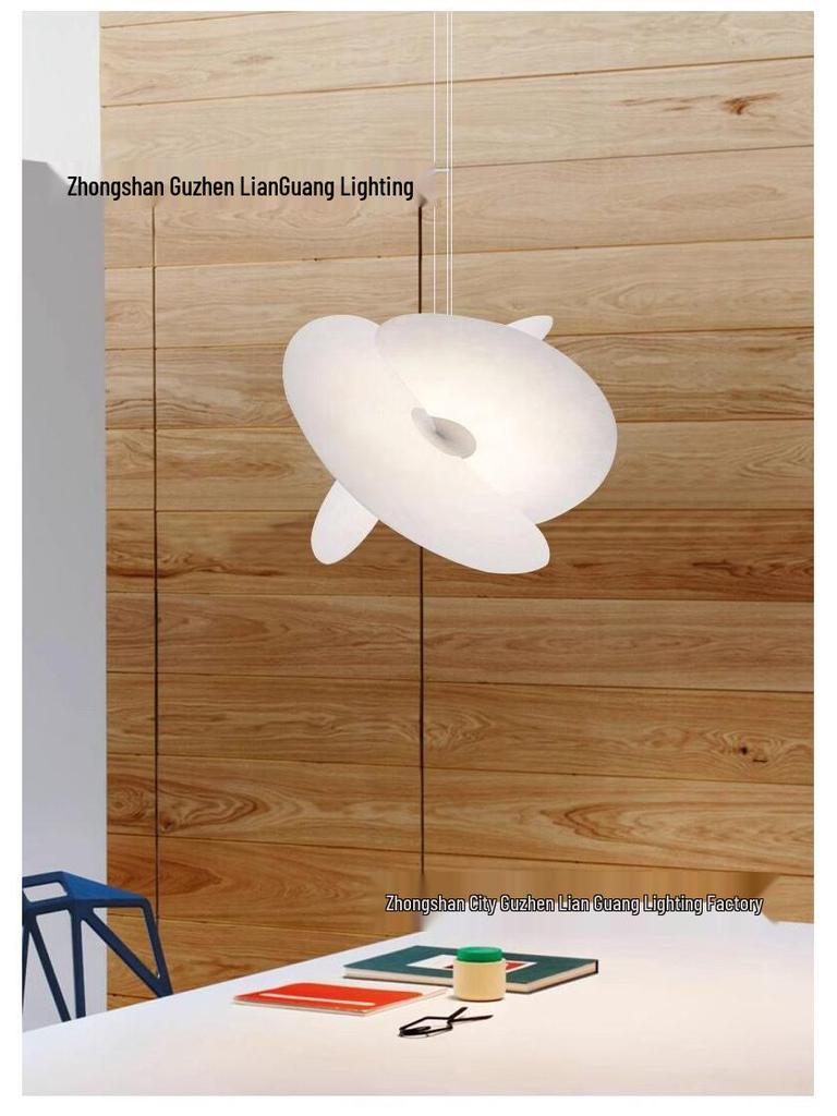 Designer Silk Pendant Light – Italian Loft Style for Duplex Living, Dining, Bedroom, Study – Creative and Artistic