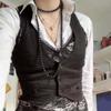 Suit Vest Women Waistcoat Sleeveless Racerback Vest Tuxedo  Unisex Style