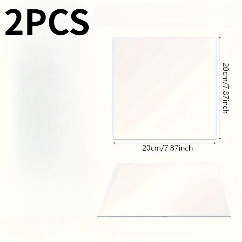1/2PCS Acrylic Mirror Set - Shatterproof, Polished Wall Decor for Home Gym, Bedroom & Bathroom, makeup mirror
