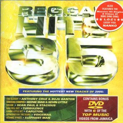 CD VERSCHIEDENE - Reggae Hits Volume 35 (1 CD + 1 DVD JSCD2085 Jet Star 2005 UK Reggae, Ska & Dub