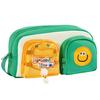 Cute Double Pocket Cartoon Pen Case With Removable Dividers For Students And Office Use