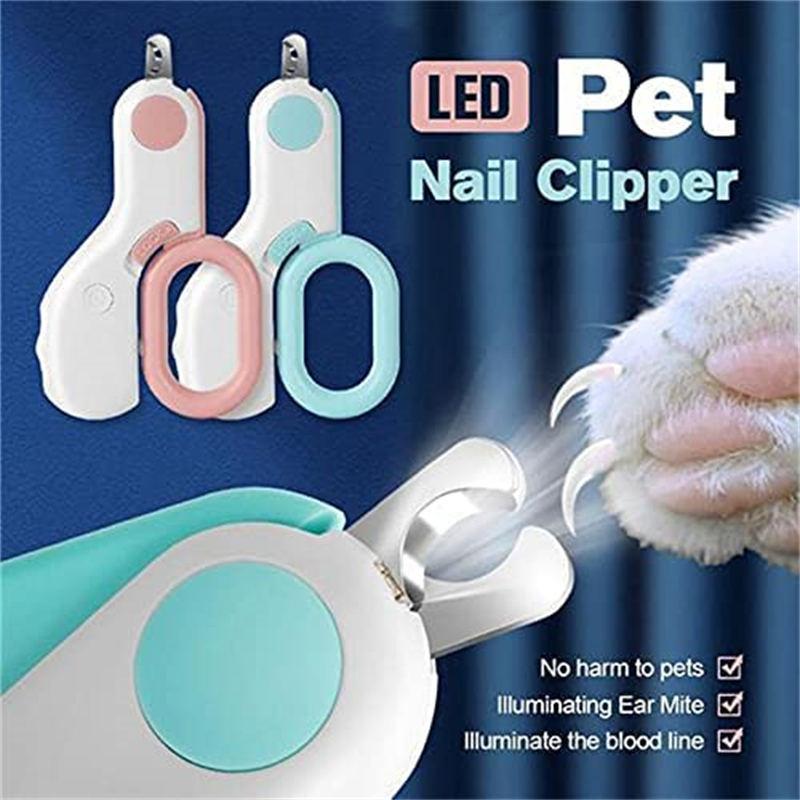 Pet Cat Dog Nail Clipper Cutter Hole with Nail File To Avoid Excessive Cutting Professional Grooming Tool