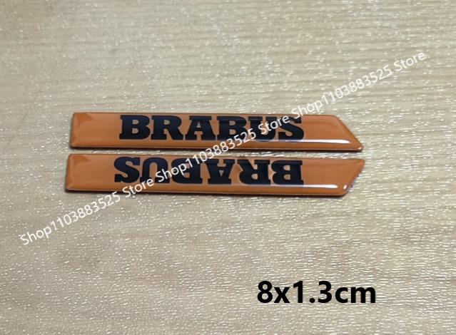 AAWI1 2pcs A Pair Door or Rear Trunk Emblem Badge Sticker Compatible Compatible for Brabus W212 W204 W205 W463 W464 W221 W213 W206 W253 Modified 