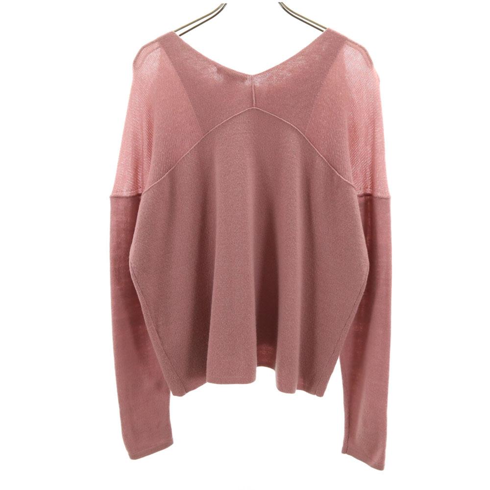 Helmut Lang Long Sleeve Knit P Dusty Pink Sweater Women Used