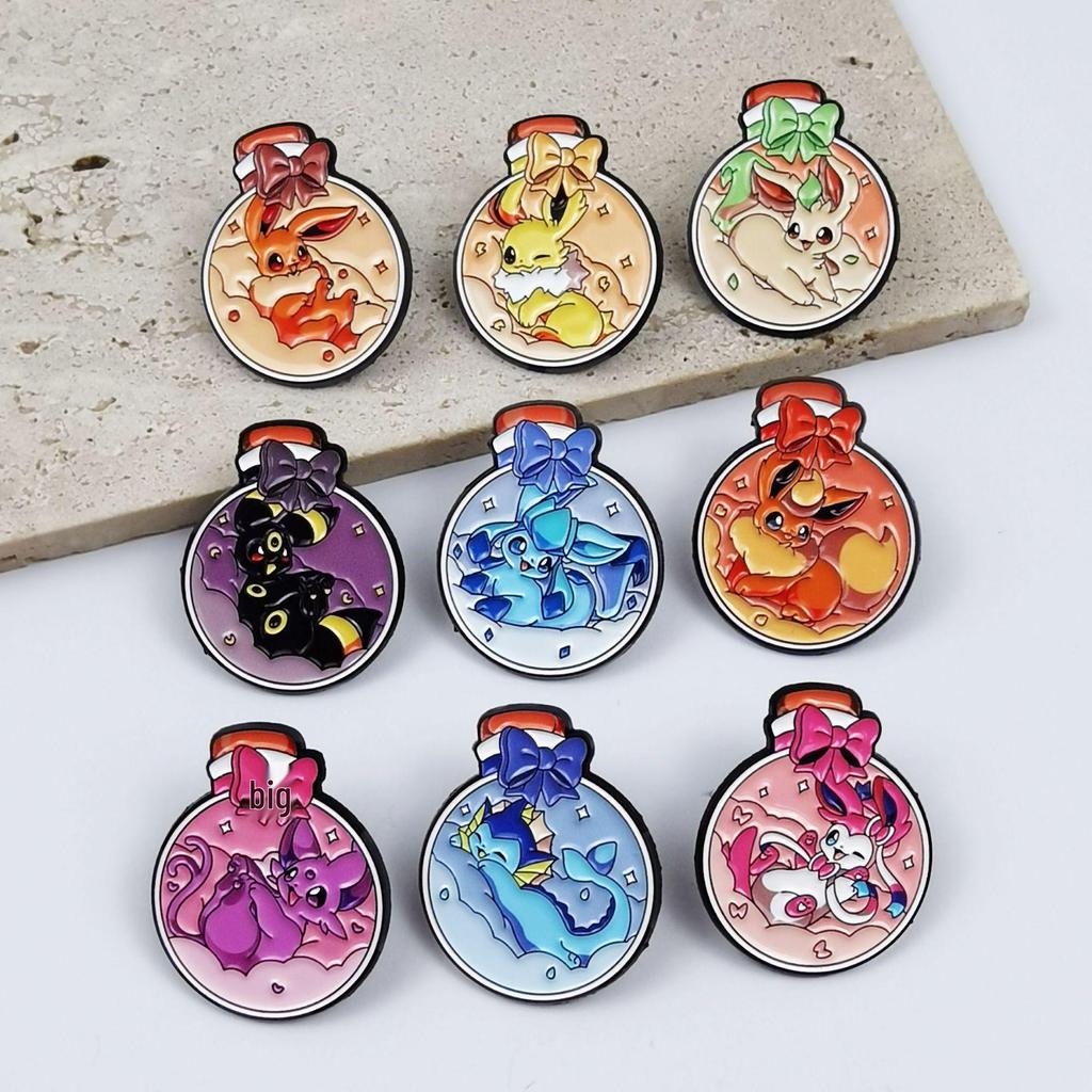 Magical Baby Elf Bottle-Shaped Cartoon Brooch - Creative Anime Metal Badge