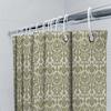 Elegant Floral Shower Curtain Vintage Botanical Pattern Waterproof Fabric Bathroom Decor Farmhouse Style Home Textile Backdrop