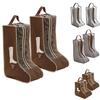 Portable Boots Storage, Tall Boots Storage Short Boots Protector Bag, Shoe Dust Bags,Shoe Sleeves for Travel,Clear Packing Organizers for Men & Women