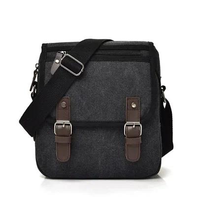 2024 New Men's Bag High Quality Retro Canvas Shoulder Bags Husband Fashion Crossbody Bag Designer Handbag Messenger Bag