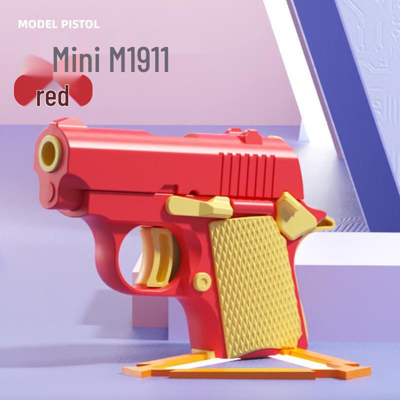 Kids' Interactive UFO Soft Bullet Gun - Parent-Child Shooting Toy with EVA Carrot Design