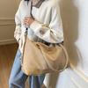 Casual Solid Travel Tote Bag 2025 High Quality Leather Shoulder Bags for Women Large Capacity Fashion Commuting Crossbody Bags