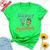 Happy Hanukkah Shirt Jewish Holiday Saying Religious for Printed Tshirt Tops Unisex High Quality Cotton Regular Short Sleeve