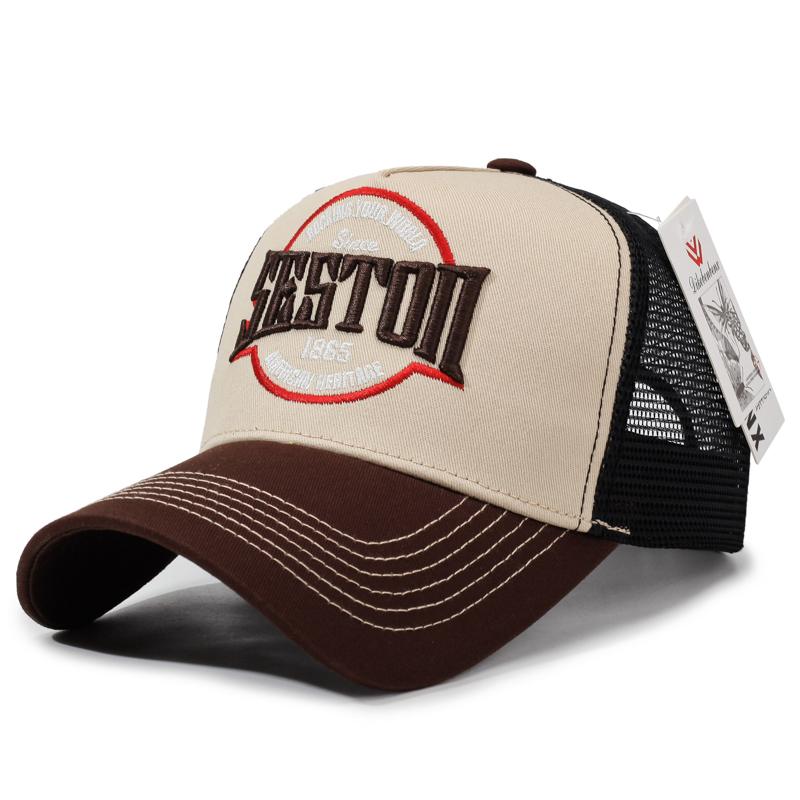 Custom Logo Trucker Hats BSCI Certified Breathable Mesh Back Baseball Caps Vintage Embroidery Adjustable Trucker Caps