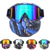 In-Stock Adult Off-Road Motorcycle & Ski Goggles with Detachable Harley Mask