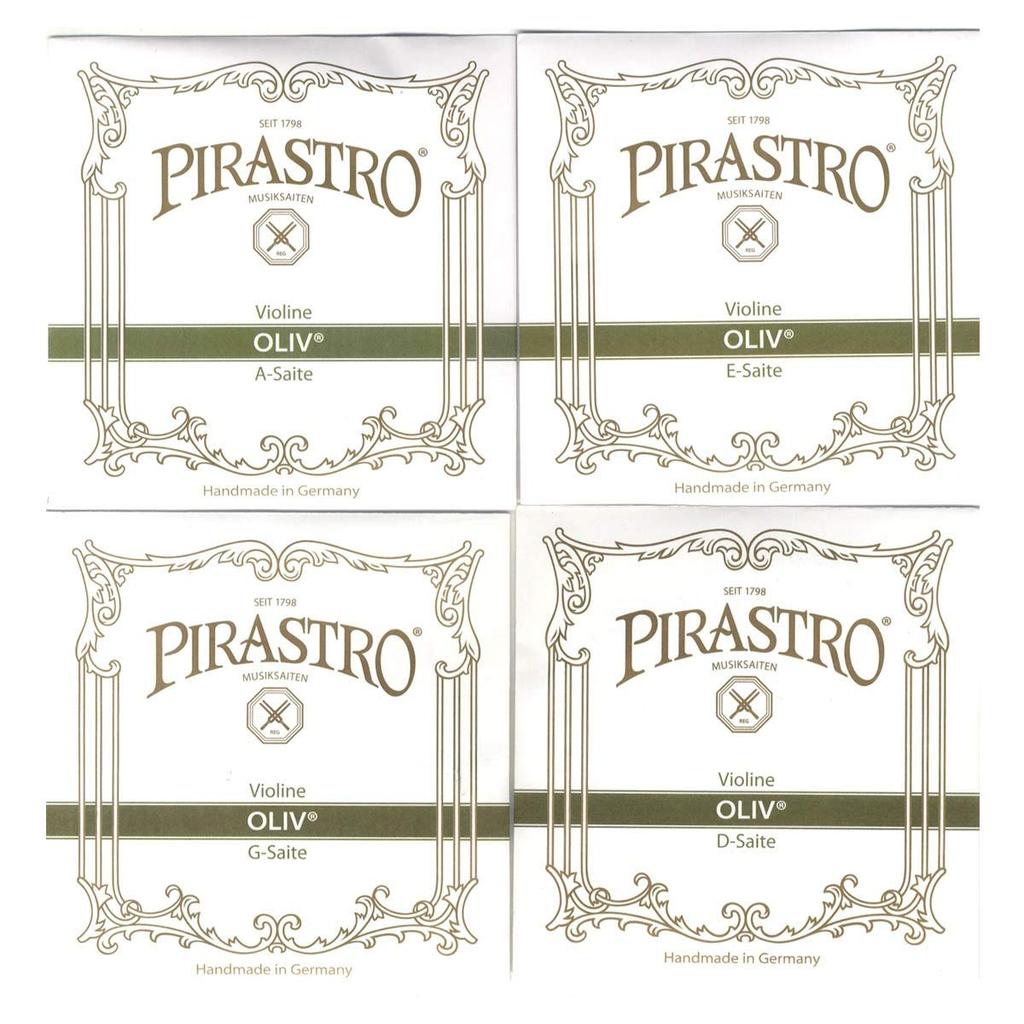 PIRASTRO OLIV Olive Violin String Set String with Loop (E End)