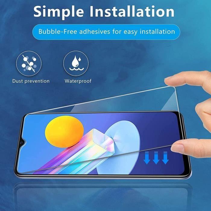 Protection d'écran en verre trempé pour Vivo Y72 5G - Lot de 2 - E.F.CONNECTION