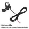 Accelerator Thumb Finger Trigger Throttle for Electric Bike Scooter E bike (Left Hand)