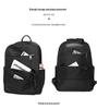 High-End Casual Waterproof Nylon Backpack: Fashionable, Lightweight Travel Bag for Men & Women, with Shoulder Straps & Laptop Compartment.