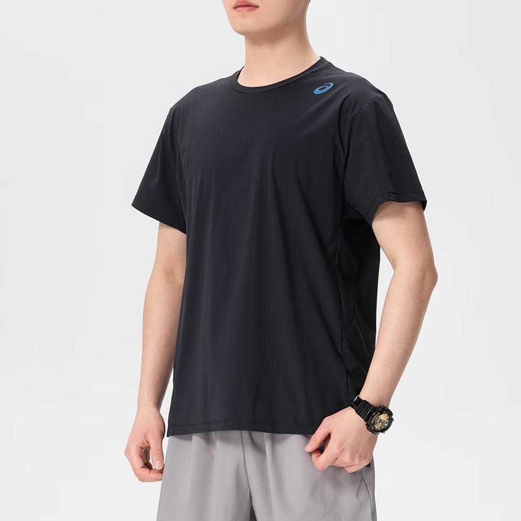 Asics Solar Freeze Sun Protection Round Neck Pullover Moisture Wicking Cool Breathable Casual Sports Running T-Shirt Men T-Shirts 2011D628-001