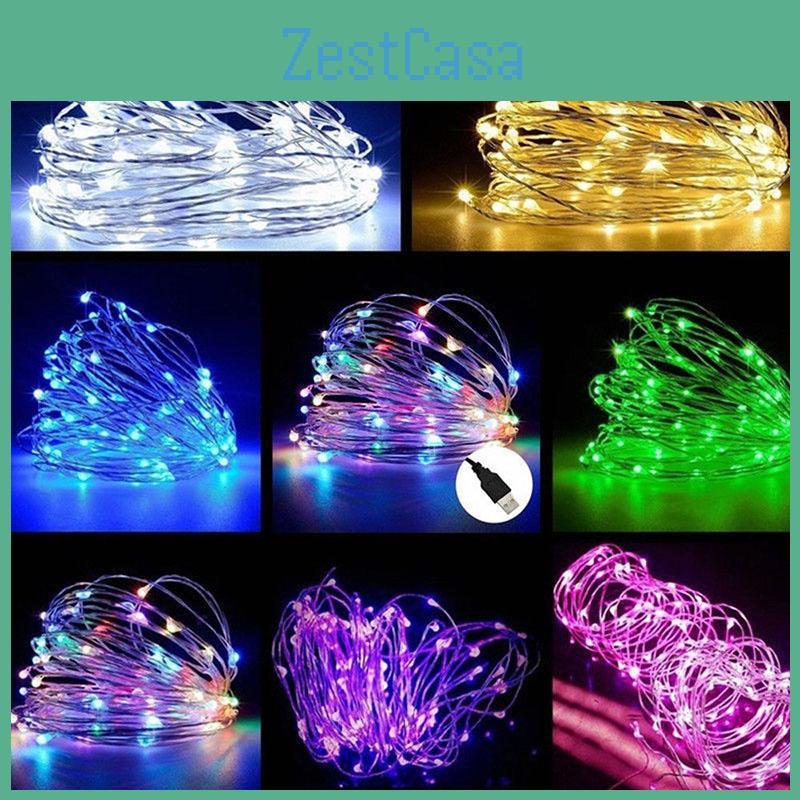 Premium 5/10m Usb Led Copper Wire Fairy Light Strip Lamp For Timeless Home Decor