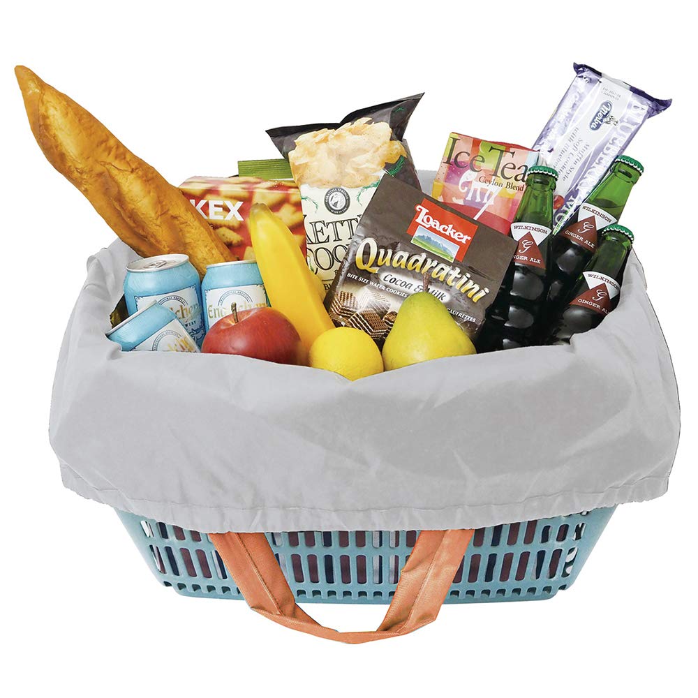 LAURIER Insulated Shopping Bag Cooler Shopping Basket Size (Smoke Green) Bag, (CLB-2)