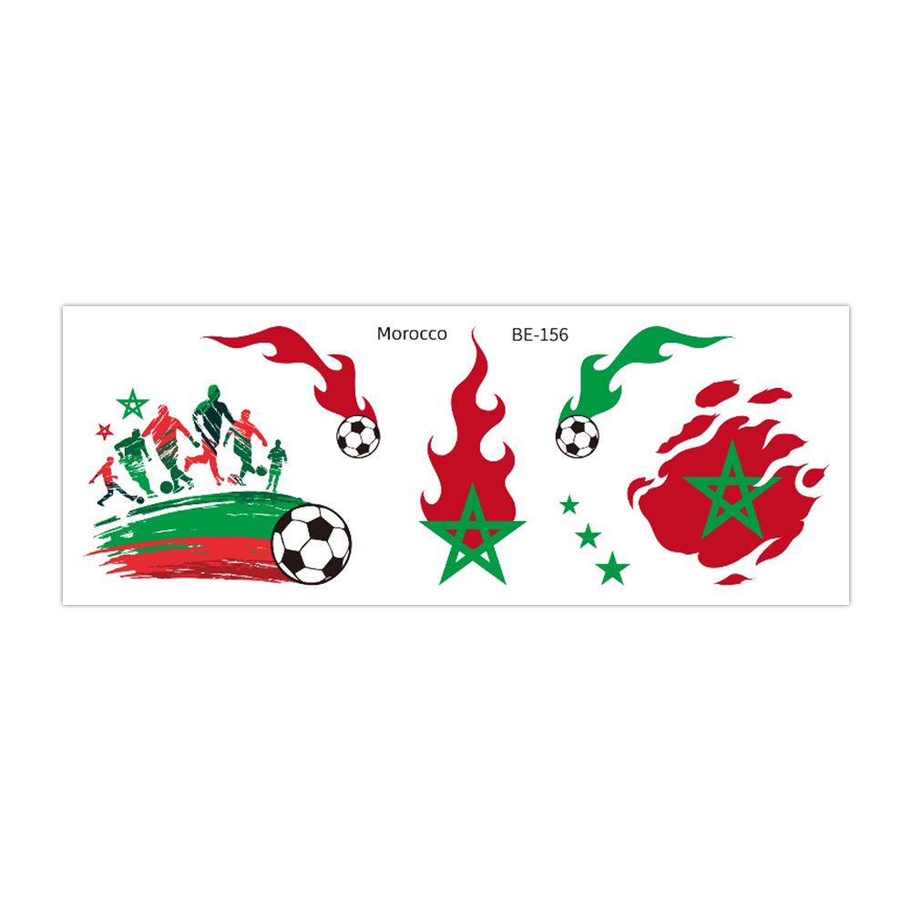 Rikaron Cross-border World Cup Face Tattoo Fan Stickers