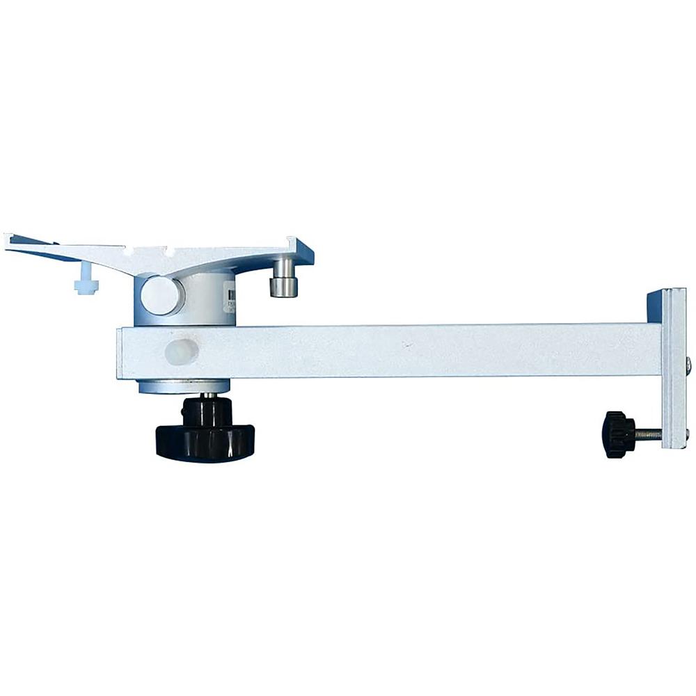 Aluminum Alloy Straight Arm Wall Mount, Device Monitor Stand with Storage Basket, Wall Mount for Monitor