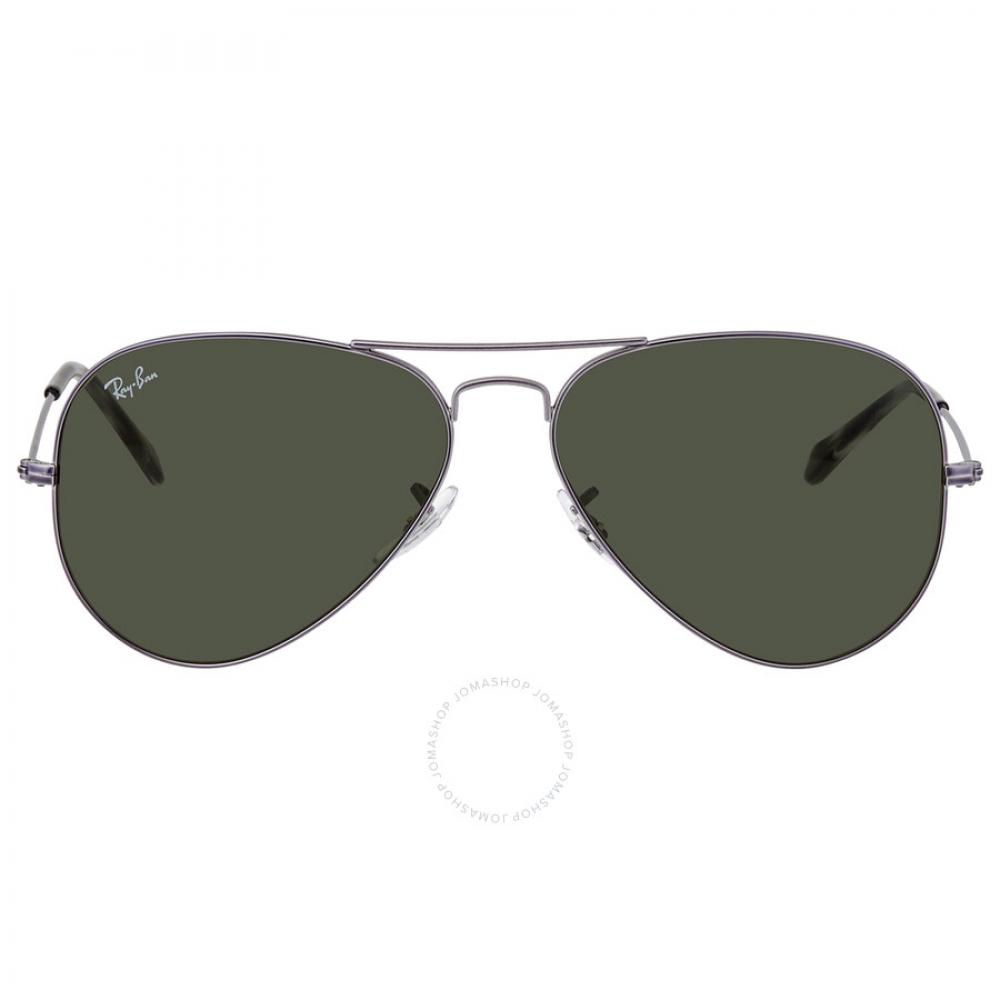 

Ray Ban Aviator Classic Green Classic G 15 Unisex Sunglasses RB3025 919031 58