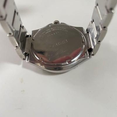 SEIKO 7N42 7000 Watch Men Day Date Quartz Silver Dial Timepiece Authentic